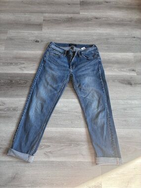 Classic Blue Straight-Leg Jeans